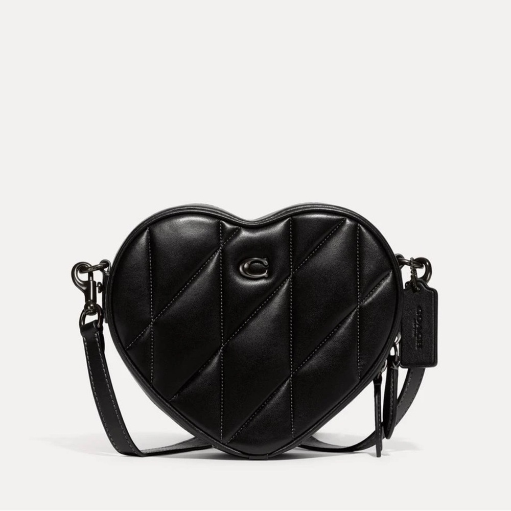 AUTHENTIC Coach Heart Crossbody With Quilting
